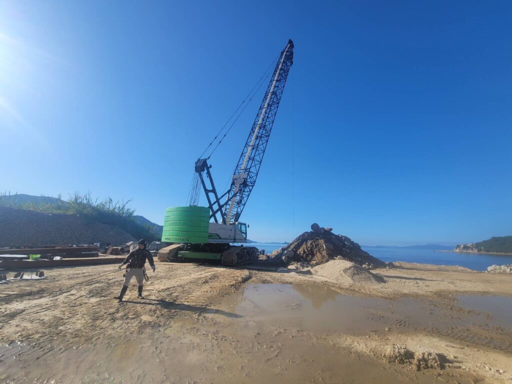 江田島の海で民間桟橋計画